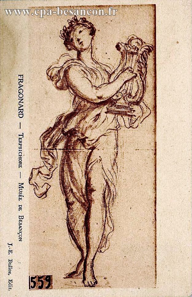 FRAGONARD - TERPSICHORE - MUSÉE DE BESANÇON